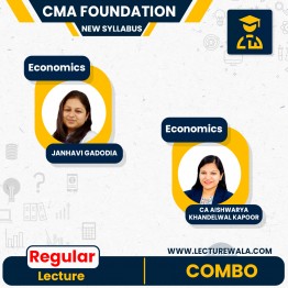 CMA Foundation New Syllabus Paper 4 – Fundamentals of Business Economics And Management Regular Course By CA Aishwarya Khandelwal Kapoor, Janhavi Gadodia: Pen Drive / Online Classes