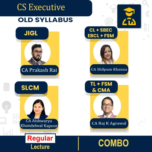 CS Executive (Old Syllabus) Both Module I & II - All Subjects Combo Regular Classes By Study At Home : Pen Drive Online Classes