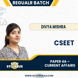 CSEET New Syllabus Paper 4A – Current Affairs Regular Classes By Divya Mishra : Pen Drive / Online Classes