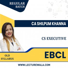 CS Executive (Old Syllabus) Paper 7 – Economic, Business and Commercial Laws Regular Classes By CA Shilpum Khanna : Pen Drive Online Classes