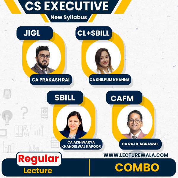 CS Executive (2022 New Syllabus) Module - I All Subjects Combo Regular Classes By Study At Home : Pen Drive Online Classes