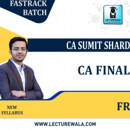 CA Final Financial Reporting Fastrack By CA Sumit Sharda : Pen Drive / Online Classes