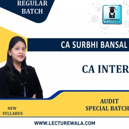 CA Inter Study Special Batch Regular Course  : Video Lecture + Study Material By CA Surbhi Bansal (For MAY / Nov 2023)