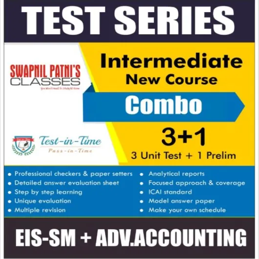 CA Inter EIS SM & Adv. Accounting Test Series Combo : By CA Anand Bhangariya & CA Swapnil Patni : Online test series