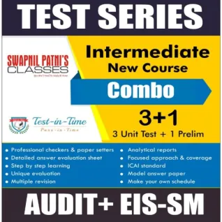 CA Inter Eis Sm & Audit Test Serial Combo : By CA Swapnil Patni & CA Harshad Jaju : Online test series  CA Inter Eis Sm & Audit Test Serial Combo : By CA Swapnil Patni & CA Harshad Jaju : Online test series