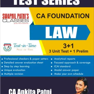 CA Foundation Law Test Series By CA Ankita Patni : TEST SERIES CA Foundation Law Test Series By CA Ankita Patni : TEST SERIES