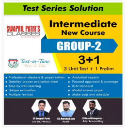 CA Inter Group 2 Combo Test Series : By Swapnil Patni Classes (For Nov 2022)