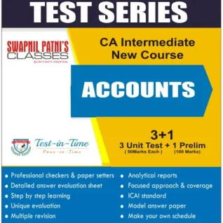 CA Inter Accounting Regular Course Test Series : By CA Anand Bhangariya (For Nov 2022) CA Inter Accounting Regular Course Test Series : By CA Anand Bhangariya (For Nov 2022)