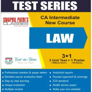 CA Inter Law Test Series BY CA Ankita Patni :TEST SERIES. CA Inter Law Test Series BY CA Ankita Patni :TEST SERIES.