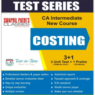 CA Inter Costing Test Series : By CA Harshad Jaju (For NOV 2022) CA Inter Costing Test Series : By CA Harshad Jaju (For NOV 2022)