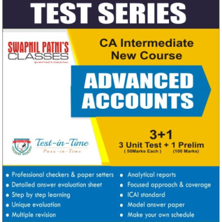 CA Inter Advance Accounting Test Series : By CA Anand Bhangariya (For Nov 2022) CA Inter Advance Accounting Test Series : By CA Anand Bhangariya (For Nov 2022)