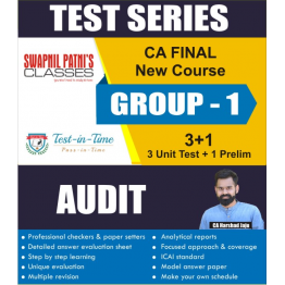 CA Final Audit Regular Course Test Serial  : CA Harshad Jaju (For Nov. 2020 ,May 2021 & Nov  2022)