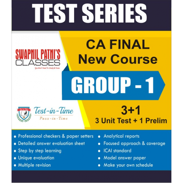CA Final Group 1 Regular Course combo Test Serial  :  SPC  (For MAY 2021 TO NOV.2021)