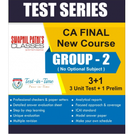 CA Final Group 2 Regular Course combo Test Serial  :  SPC  (For MAY 2021 TO NOV.2021)