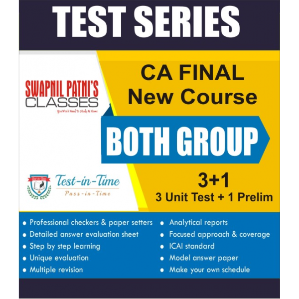 CA Final Both Group  Regular Course combo Test Serial  :  SPC  (For Nov. 2020 and May 2021)