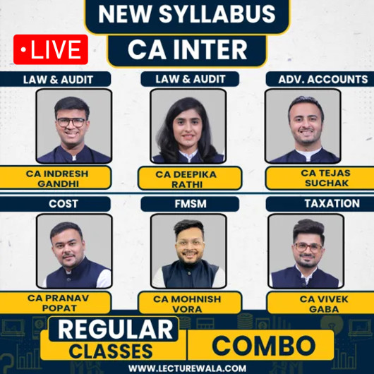 CA Inter New Syllabus Both Group Live With Backcup Regular Btach By Ultimate CA : Online Classes CA Inter New Syllabus Both Group Live With Backcup Regular Btach By Ultimate CA : Online Classes