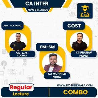 CA Inter New Syllabus Adv.Accounts & costing & FM-SM Regular Btach By CA Tejas Suchak,CA MohnisH Vora,CA Pranav Popat : Online Classes CA Inter New Syllabus Adv.Accounts & costing & FM-SM Regular Btach By CA Tejas Suchak,CA MohnisH Vora,CA Pranav Popat : Online Classes