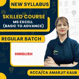 MS Excell (Basic to Advance) Skilled Course Regular Batch By ACCA Amarjit Kaur