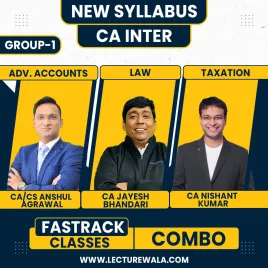 CA Anshul Agrawal Adv. Accounts CA Jayesh Bhandari Law & CA Nishant Kumar Taxation (CA INTER GROUP-1) Regular Combo Classes By Ekagrata CA  CA Anshul Agrawal Adv. Accounts CA Jayesh Bhandari Law & CA Nishant Kumar Taxation (CA INTER GROUP-1) Regular Combo Classes By Ekagrata CA