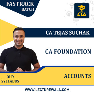 CA Foundation Old Syllabus Accounts Yalgaar Fastrack Batch By CA Tejas Suchak : Online Classes CA Foundation Old Syllabus Accounts Yalgaar Fastrack Batch By CA Tejas Suchak : Online Classes