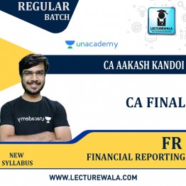 CA Final FR Regular Course : Video Lecture +  Study Material  By CA Aakash Kandoi (For Nov 2022 )