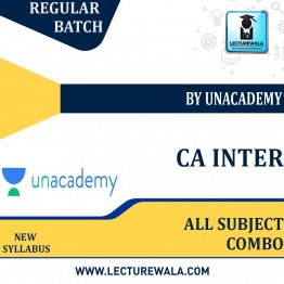 CA Inter All Subject Regular Course : Video Lecture +  Study Material  By Unacademy (By Nov 2022 )