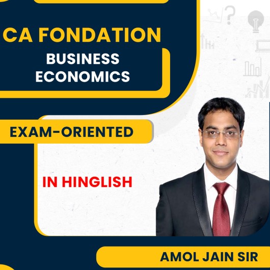  CA Foundation  Business Economics Exam-Oriented Smart Classroom Batch by Pavan Sir : Smart Classroom