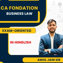 CA Foundation Business Law Exam-Oriented Live Batch by Amol Jain Sir CA Foundation Business Law Exam-Oriented Live Batch by Amol Jain Sir