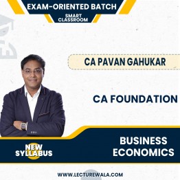  CA Foundation  Business Economics Exam-Oriented Smart Classroom Batch by Pavan Sir : Smart Classroom