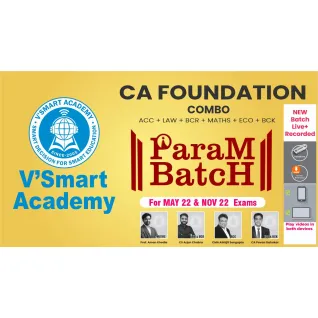 CA Foundation All Subject Combo Full Course Live Stream Param Batch : by CS Arjun Chhabra, Prof. Aman Khedia, CMA Abhijit Sengupta & CA Pavan Gahukar (For Nov 2022) CA Foundation All Subject Combo Full Course Live Stream Param Batch : by CS Arjun Chhabra, Prof. Aman Khedia, CMA Abhijit Sengupta & CA Pavan Gahukar (For Nov 2022)