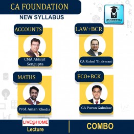 CA Foundation All Subject Combo Live @ Home Regular Batch By V'smart Academy : Live Online Classes