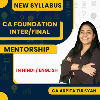 Mentoring for CA Students By CA Arpita Tulsyan 