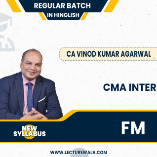 CMA Inter New Syllabus FM Full Course Regular Classes In Hinglish by CA Vinod Kumar Agarwal : Pen Drive / Online Classes CMA Inter New Syllabus FM Full Course Regular Classes In Hinglish by CA Vinod Kumar Agarwal : Pen Drive / Online Classes