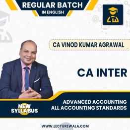 CA Inter Advanced Accounting All Accounting Standards By CA Vinod Kumar Agarwal : Pen Drive / Online Classes