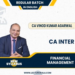 CA Inter New Syllabus FM Full Course Regular Classes In English by CA Vinod Kumar Agarwal : Pen Drive / Online Classes