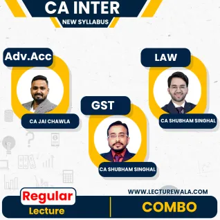 CA Inter New Syllabus Adv.Accounts + Law & DT Regular Classes by CA Jai Chawla, CA Shubham Singhal, CA Vishal Bhattad : Pen Drive Online Classes CA Inter New Syllabus Adv.Accounts + Law & DT Regular Classes by CA Jai Chawla, CA Shubham Singhal, CA Vishal Bhattad : Pen Drive Online Classes