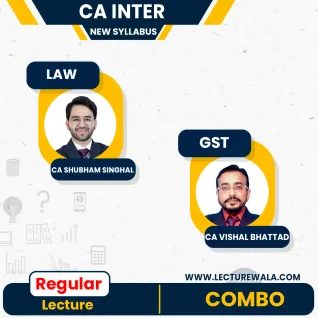 CA Inter New Syllabus Law + GST Combo Regular Classes By CA Shubham Singhal and CA Vishal : Pen Drive / Online Classes CA Inter New Syllabus Law + GST Combo Regular Classes By CA Shubham Singhal and CA Vishal : Pen Drive / Online Classes