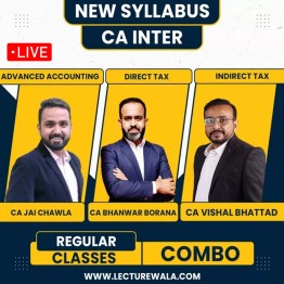 CA Inter Combo (Adv Acc, Law, DT, IDT) 