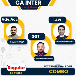 CA Inter Combo (Adv Acc, Law, DT, IDT) 