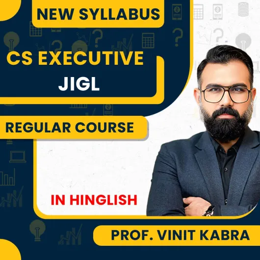 CS Executive Jurisprudence, Interpretation & General Laws Regular classes by Prof. Vinit Kabra