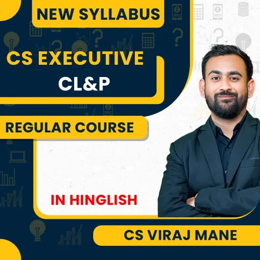 CS Executive Company Law & Practice Regular classes by CS Viraj Mane