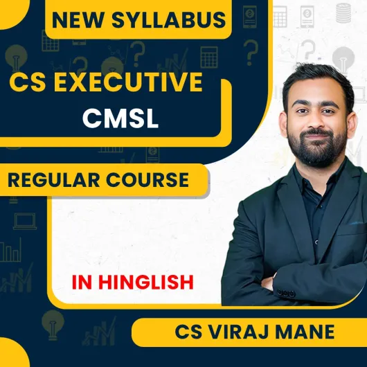 CS Executive Capital Market & Securities Laws Regular classes by CS VIRAJ MANE