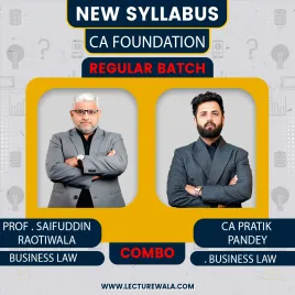  CA FOUNDATION Business Law BY PROF. SAIFUDDIN RAOTIWALA &amp; CA PRATIK PANDEY