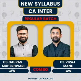 CA Inter Corporate &amp; Other Laws By CS Gaurav Maheshwari, CS Viraj Mane 