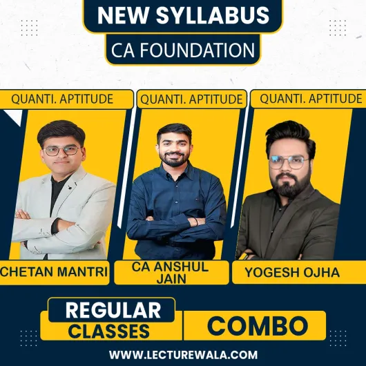 CA Foundation Quantitative Aptitude BY CA Chetan Mantri, CA Anshul Jain, Adv. Yogesh Ojha CA Foundation Quantitative Aptitude BY CA Chetan Mantri, CA Anshul Jain, Adv. Yogesh Ojha