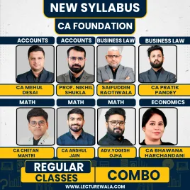  CA FOUNDATION ALL SUBJECT COMBO BY Vidhyoday Education