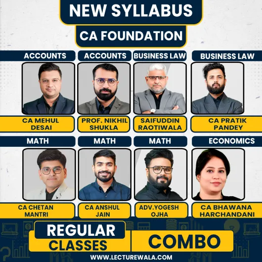  CA FOUNDATION ALL SUBJECT COMBO BY Vidhyoday Education