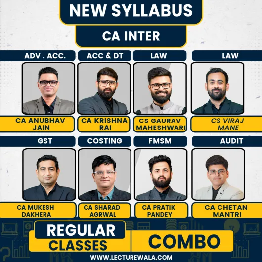 CA Inter Both Groups Regular Combo By Vidhyoday Education