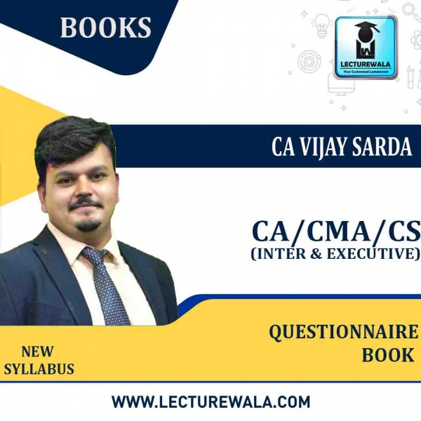 CA Inter DT Questionnaire Book  By CA Vijay Sarda : Online Book