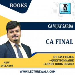 CA Final DT FastTrack+Questionnaire+Chart Book Combo By CA Vijay Sarda (For Nov22) 